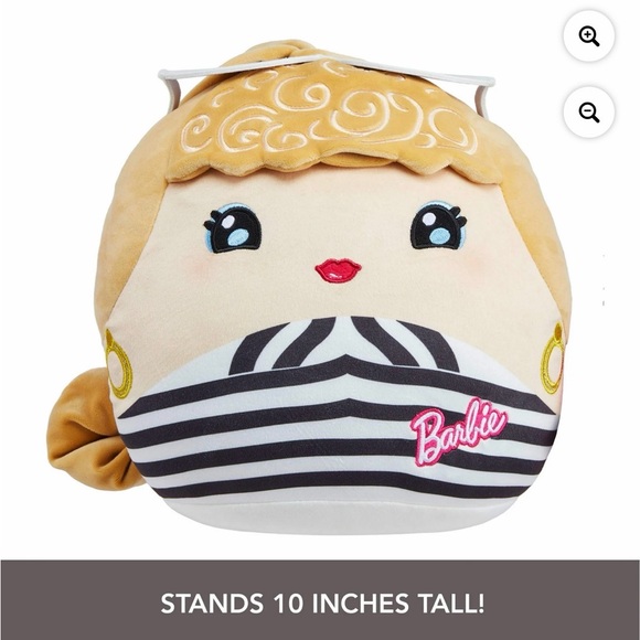 ❤️Barbie Cuutopia Plush, 10-inch Soft Pillow Doll with Chevron Swimsuit NWT - Picture 2 of 10